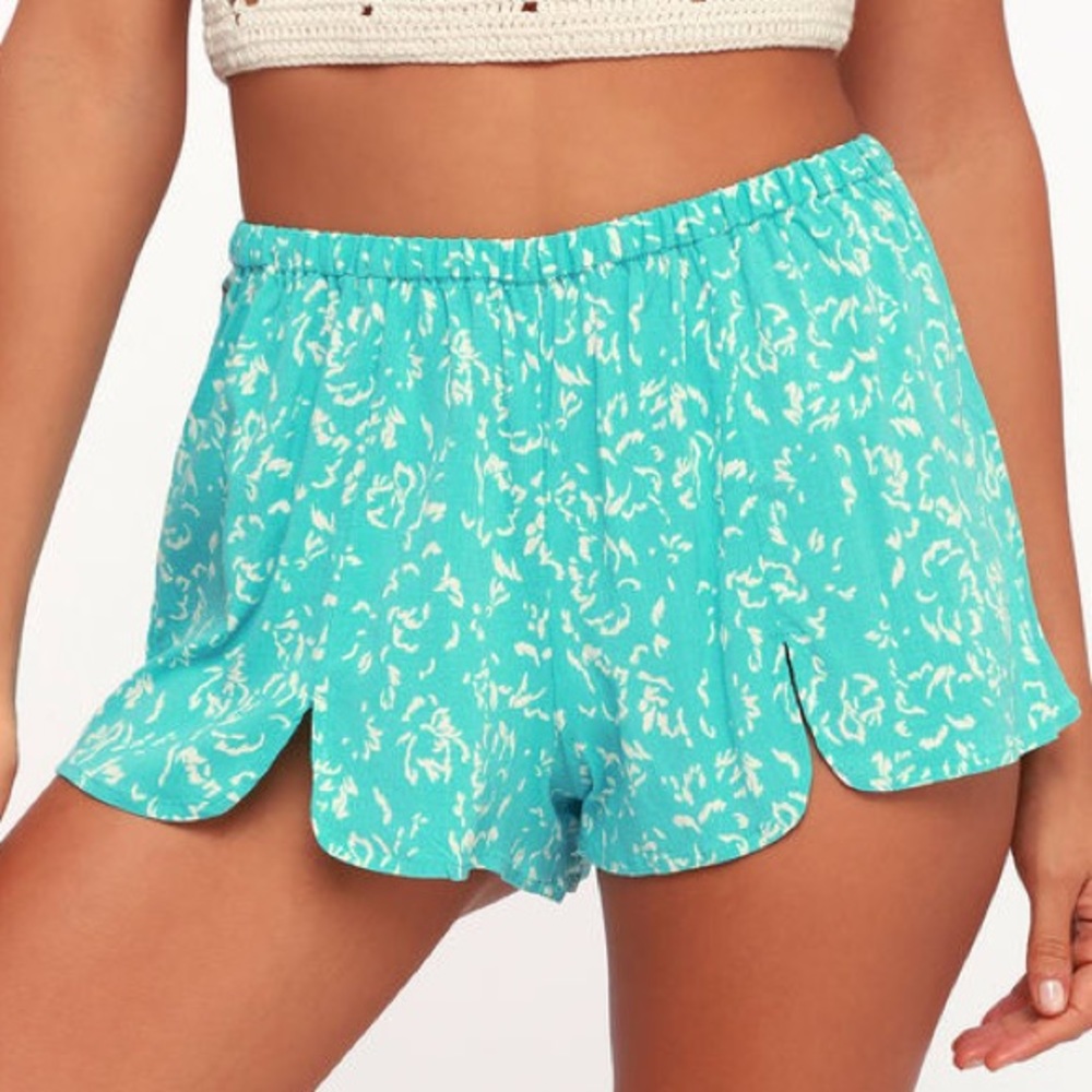 NWT O’NEILL Sedona Turquoise Print Shorts XS